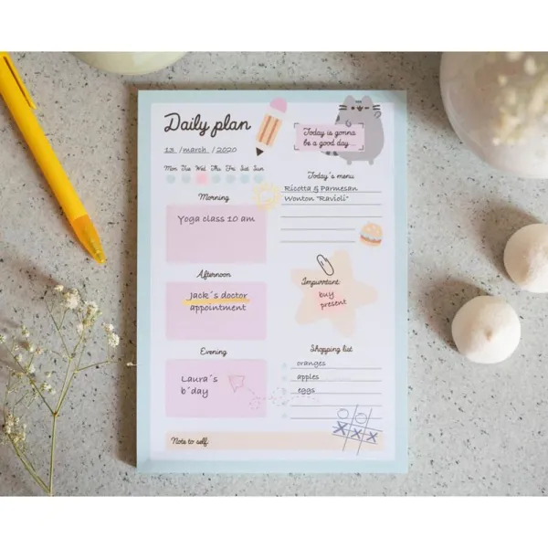 Pusheen - Daily Planner from the Foodie Collection 54 Pages