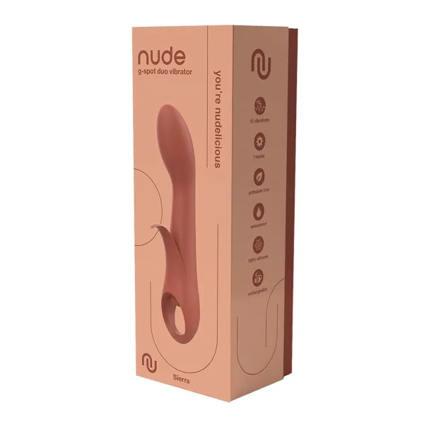 Dual Stimulation Vibe Nude Brown