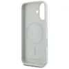 Karl Lagerfeld Silicone Double Heads And Circle MagSafe - Case for iPhone 16 (beige)