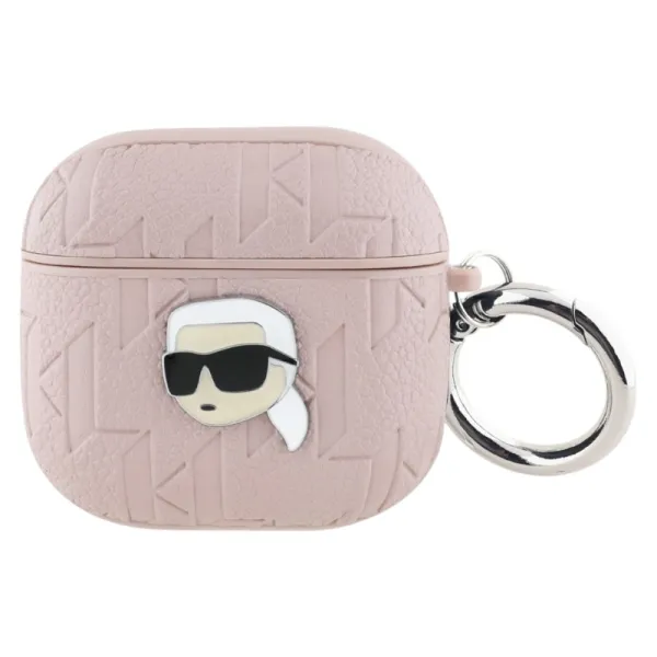 Karl Lagerfeld Monogram Karl Head - AirPods 4 Case (pink)