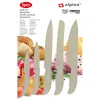 Alpina - Stainless steel knife set (Beige)