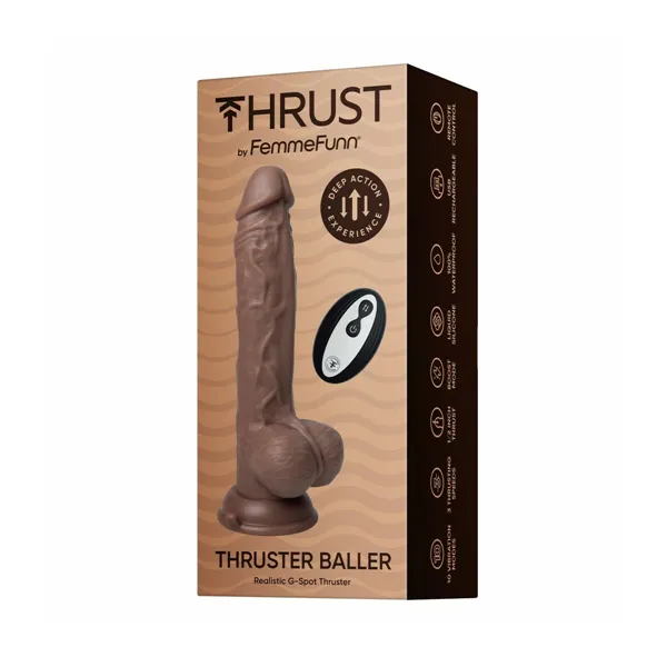 Realistic Dildo FemmeFunn Brown