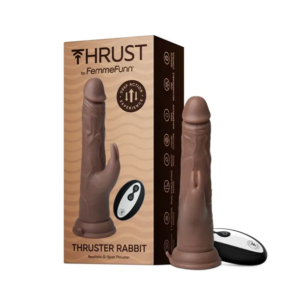 Realistic Dildo FemmeFunn Brown