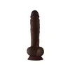 Realistic Dildo Shaft MAHOGANY