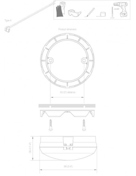 SURFACE 4 Down Light