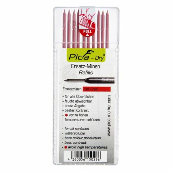 Pliiatsisüsi Pica Dry Punane