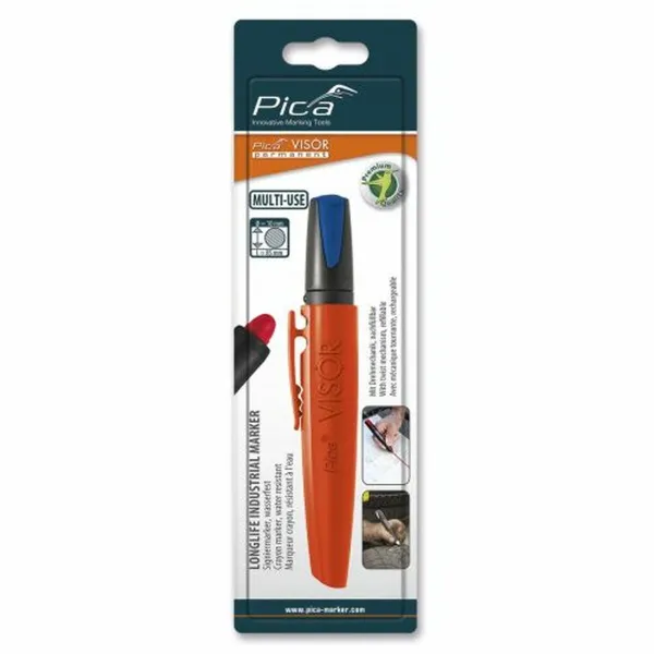 Marker Pica Püsiv Sinine tööstuslik