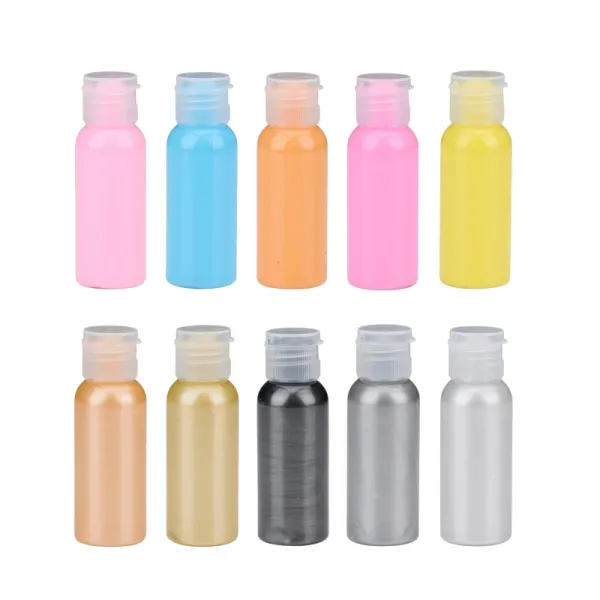 Artico - Set of neon / metallic acrylic paints in tubes 30 ml