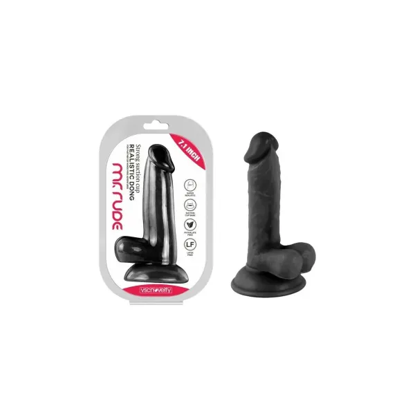 Realistic Dildo VSCNOVELTY Black 18 cm