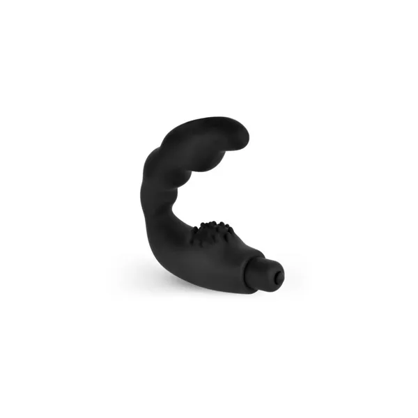 Anal Vibrating Prostate Massager VSCNOVELTY Black Silicone