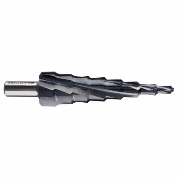 Žingsniuotas grąžtas RUKO 6 mm 9 mm 12 mm 10 mm 7 mm 8 mm 105 mm 11 mm