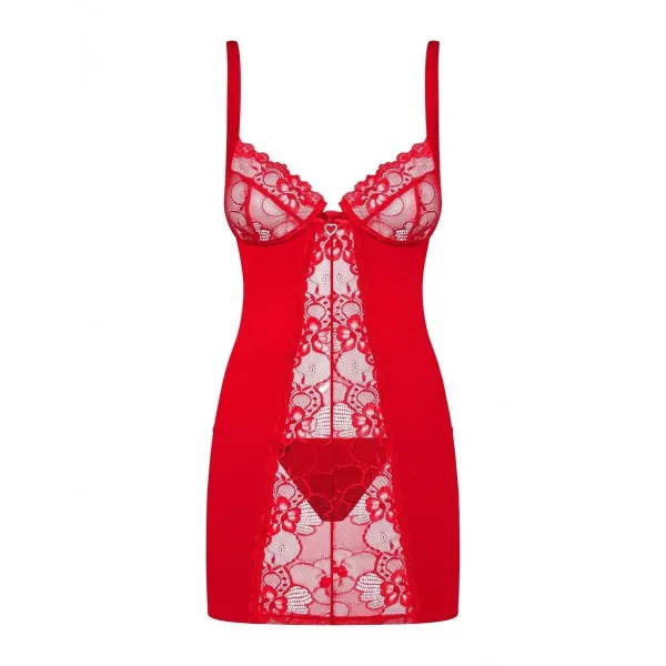 Babydoll Obsessive Heartina Red S/M