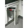 Мусорное ведро Hailo Compact-Box Сталь 15 L Чёрный Серый Интегрированный