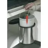 Мусорное ведро Hailo Compact-Box Сталь 15 L Чёрный Серый Интегрированный
