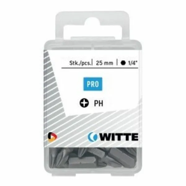 Bitu komplekts WITTE Phillips PH2 25 gb. 25 Daudzums