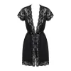 Robe Obsessive PEIGNOIR Black S/M