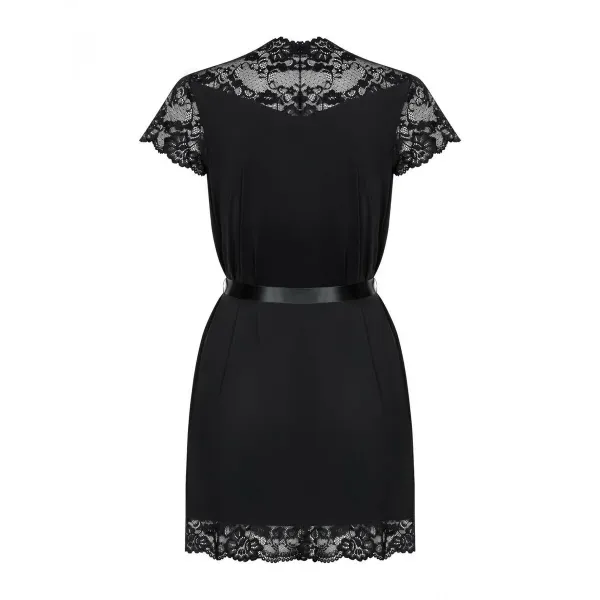 Robe Obsessive PEIGNOIR Black S/M