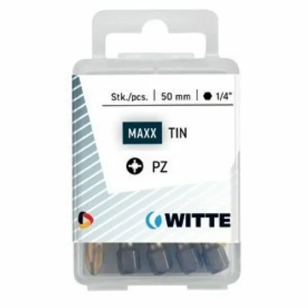 Bit set WITTE Pozidriv PZ1 5 Units