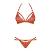 Underwear Set Obsessive 838-SET-3 Red S/M