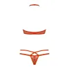 Underwear Set Obsessive 838-SET-3 Red S/M