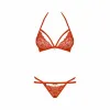 Underwear Set Obsessive 838-SET-3 Red L/XL