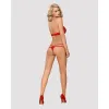 Underwear Set Obsessive 838-SET-3 Red L/XL