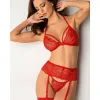 Underwear Set Obsessive 838-SEG-3 Red L/XL