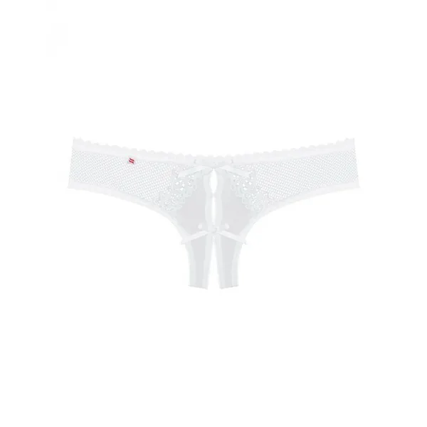 White Panties with Alabaster Lace Obsessive OBS-8208991-S/M-OLD White S/M