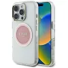 Guess IML Metal Colored Circle Classic Logo MagSafe - Case for iPhone 16 Pro (pink)