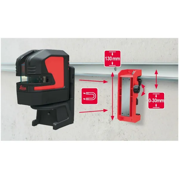 Lāzera līmeņrāža balsts Leica Geosystems UAL 130 Līniju lāzera līmenis