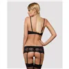 Lace Underwear Set Obsessive Wonderia Black S/M