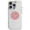 Guess IML Metal Colored Circle Classic Logo MagSafe - Case for iPhone 16 Pro (pink)