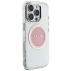 Guess IML Metal Colored Circle Classic Logo MagSafe - Case for iPhone 16 Pro (pink)