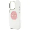 Guess IML Metal Colored Circle Classic Logo MagSafe - Case for iPhone 16 Pro (pink)