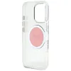 Guess IML Metal Colored Circle Classic Logo MagSafe - Case for iPhone 16 Pro (pink)