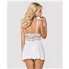 Babydoll Obsessive 810-BAB-1 L/XL White