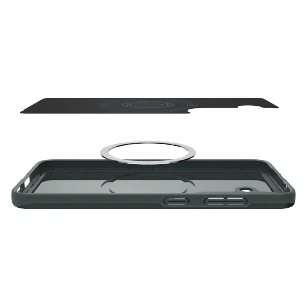 Spigen Thin Fit Mag MagSafe - Case for Samsung Galaxy S25 (Abyss Green)