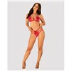 Underwear Set Obsessive Giftella Red S/M