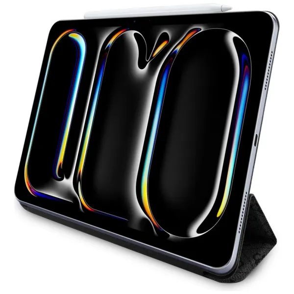 Guess Magnetic 4G Big Logo - Case iPad Pro 11" M4 (2024) (black)