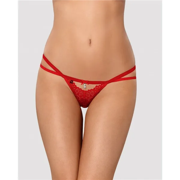 Thong Obsessive 5901688216378 Red S/M