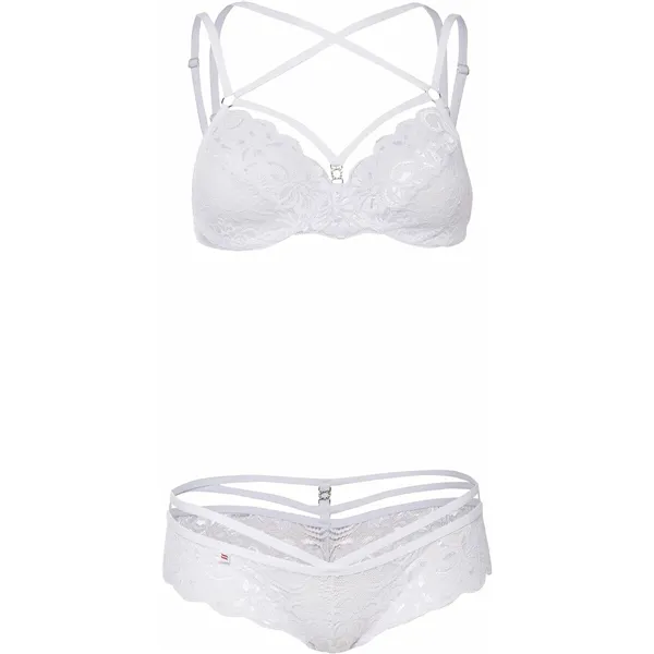 Underwear Set Obsessive 860 White S/M