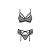 Underwear Set Obsessive 818-SEG-1 Black S/M