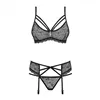 Underwear Set Obsessive 818-SEG-1 Black S/M