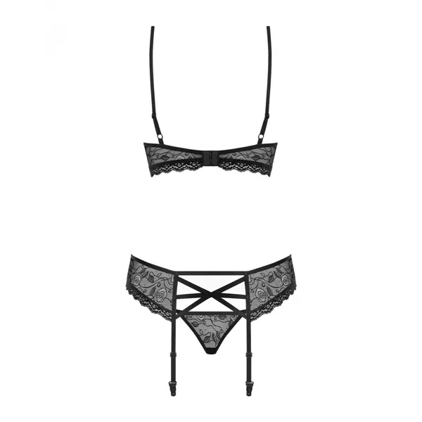 Underwear Set Obsessive 818-SEG-1 Black S/M