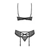 Underwear Set Obsessive 818-SEG-1 Black S/M