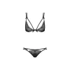 Lace Underwear Set Obsessive Intensa set Black L/XL