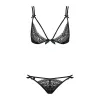 Lace Underwear Set Obsessive Intensa set Black L/XL