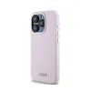 DKNY Liquid Silicone Small Metal Logo MagSafe - Case for iPhone 14 Pro (pink)