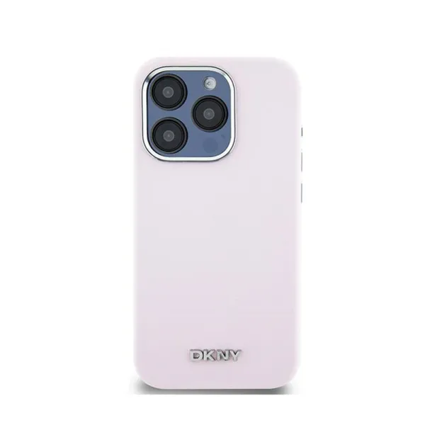 DKNY Liquid Silicone Small Metal Logo MagSafe - Case for iPhone 14 Pro (pink)