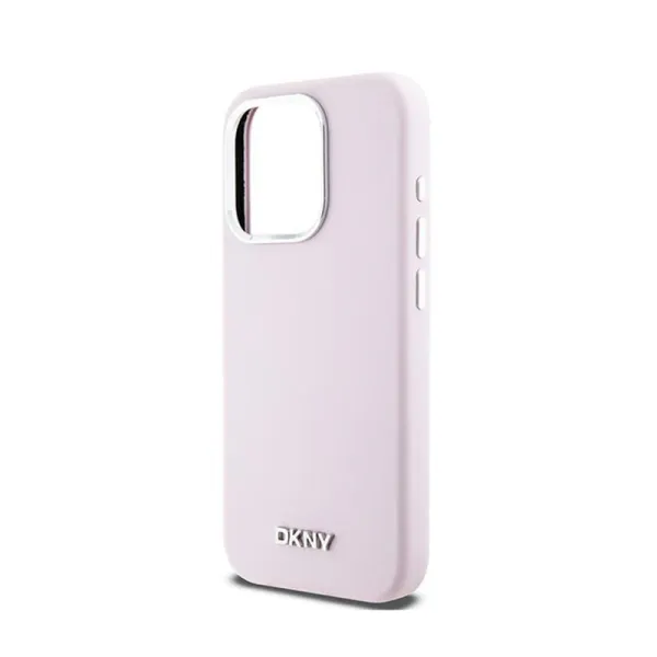 DKNY Liquid Silicone Small Metal Logo MagSafe - Case for iPhone 14 Pro (pink)